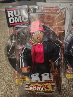 Mezco 2002 Run DMC & Jam Master Jay Figures Sealed Set