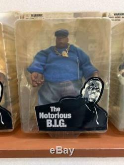 Mezco Notorious BIG, Biggie 3 Lot of Set Figures Hip Hop Rare