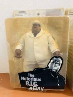 Mezco Notorious BIG, Biggie 3 Lot of Set Figures Hip Hop Rare