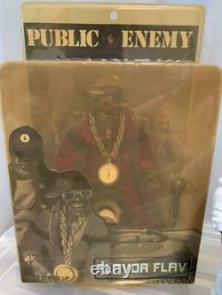 Mezco Notorious BIG Public Enemy Action figures Set Flava flav & Chuck D. F/S