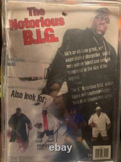 Mezco Notorious B. I. G. Action Figure Rap Stars Microphone & Chain Hop Hop. J9