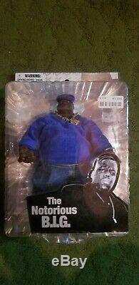 Mezco Notorious B. I. G Big Biggie 9 Action figure Blue vinyl doll