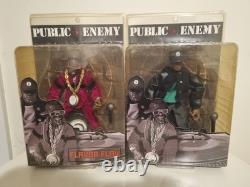 Mezco Public Enemy CHUCK D & FLAVOR FLAV Rap Stars Figures 2006 New