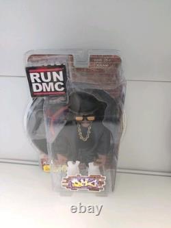 Mezco RUN DMC Figures FULL SET Run DMC & Jam Master Jay Rap Hip Hop 80's