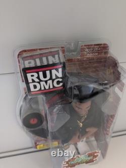 Mezco RUN DMC Figures FULL SET Run DMC & Jam Master Jay Rap Hip Hop 80's