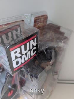 Mezco RUN DMC Figures FULL SET Run DMC & Jam Master Jay Rap Hip Hop 80's