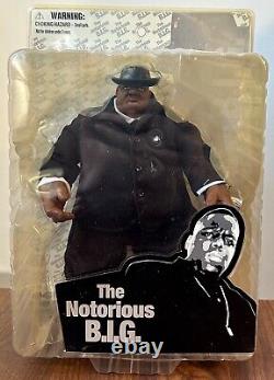 Mezco The Notorious B. I. G Biggie Smalls 9 Black Suit Figure 2006 New