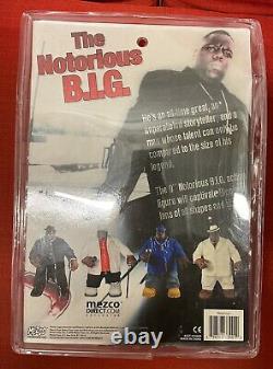 Mezco The Notorious B. I. G. Biggie Smalls White Suite 9 Action Figure. Brand New
