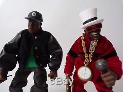 Mezco Toys Public Enemy Action Figure Set Chuck D & Flavor Flav Rap Hip-Hop