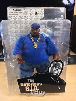 Mezco Toys The Notorious B. I. G. Biggie Smalls Blue Suit Action Figure