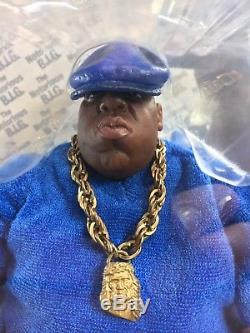 Mezco Toys The Notorious B. I. G. Biggie Smalls Blue Suit Action Figure
