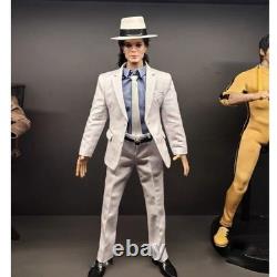 Michael Jackson 1/6 Action Figure Smooth Criminal S160 Movable White Suit USED