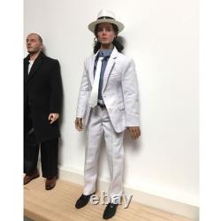 Michael Jackson 1/6 Action Figure Smooth Criminal S160 Movable White Suit USED
