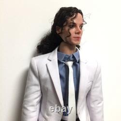 Michael Jackson 1/6 Action Figure Smooth Criminal S160 Movable White Suit USED