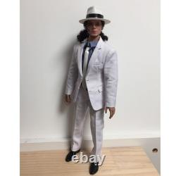 Michael Jackson 1/6 Action Figure Smooth Criminal S160 Movable White Suit USED