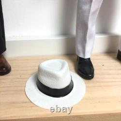 Michael Jackson 1/6 Action Figure Smooth Criminal S160 Movable White Suit USED