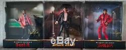 Michael Jackson Playmates Beat It, Billie Jean, Thriller Figures / Dolls Lot