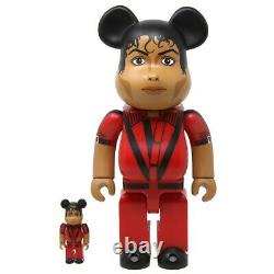 Michael Jackson Thriller 400% 100% Red Jacket Bearbrick Medicom Be@rbrick MJ