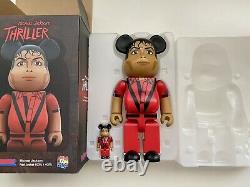 Michael Jackson Thriller 400% 100% Red Jacket Bearbrick Medicom Be@rbrick MJ