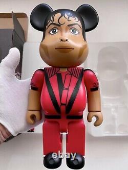 Michael Jackson Thriller 400% 100% Red Jacket Bearbrick Medicom Be@rbrick MJ