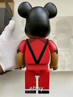 Michael Jackson Thriller 400% 100% Red Jacket Bearbrick Medicom Be@rbrick MJ