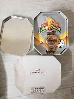 Mighty Morphin Green Power Ranger Watch in Morpher Tin Plays Music QVC Hope MMPR