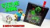 Minecraft 2016 Mattel 5 Inch Action Figures Mining Steve Tame Able Wolf And Exploding Creeper