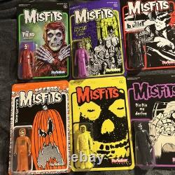 Misfits Super7 Reaction 10x Figures Sealed MOC Crimson Ghost Fiend Lot Free S&H