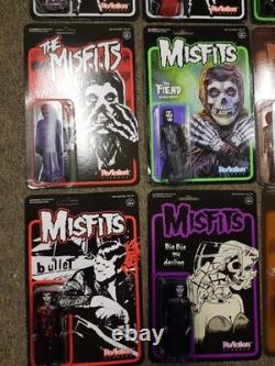 Misfits Super7 Reaction 15 Figure Sealed MOC Carry Case Translucent Red Fiend ++