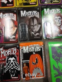Misfits Super7 Reaction 15 Figure Sealed MOC Carry Case Translucent Red Fiend ++