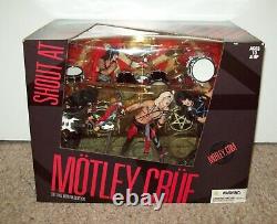 Motley Crue 2004 McFarlane Toys Box Set Shout at the Devil Figures & Stage MISB