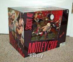 Motley Crue 2004 McFarlane Toys Box Set Shout at the Devil Figures & Stage MISB