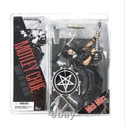 Motley Crue McFarlane Action Figure Vince Neil Tommy Lee Mick Mars Nikki Sixx