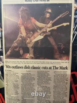Motley Crue Shout At The Devil Deluxe Stage Figure Set In Box 2004 McFarlane Toy