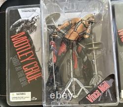 Motley Crue Shout at the Devil 2005 RARE Action Figures FULL SET McFarlane Toys