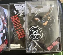 Motley Crue Shout at the Devil 2005 RARE Action Figures FULL SET McFarlane Toys
