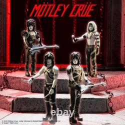 Motley Crue Super7 Reaction Figures Wave 2 Black & White Shout Devil Unpunched