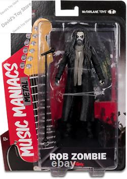 - Music Maniacs Metal Rob Zombie 6In Action Figure