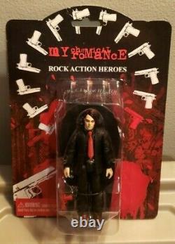 My Chemical Romance Gerard Way Action Figure w Coffin SEALED SEG TOYS VERY RARE