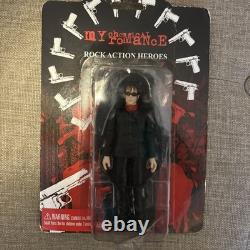 My Chemical Romance Mikey Way Action Figure Inside Coffin With Red Gun RARE
