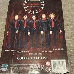 My Chemical Romance Mikey Way Action Figure Inside Coffin With Red Gun RARE
