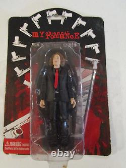 My Chemical Romance Ray Toro Rock Action Heroes Figure MCR 2005 With Card & Gun