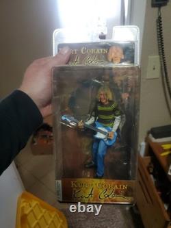 NECA 2006 Kurt Cobain Action Figure Smells Like Teen Spirit Rare HTF Fender
