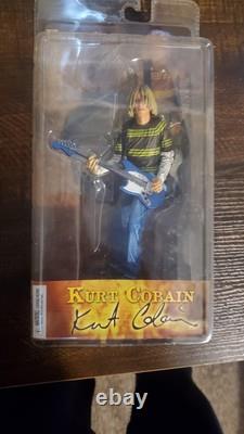 NECA 2006 Kurt Cobain Action Figure Smells Like Teen Spirit Rare HTF Fender