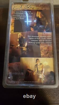 NECA 2006 Kurt Cobain Action Figure Smells Like Teen Spirit Rare HTF Fender