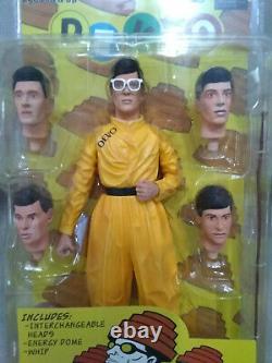 NECA DEVO Action Figure Set with Interchangeable Heads and Whip