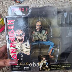 NECA Iron Maiden Eddie Series 1 Action Figure Boxed with Diorama Base