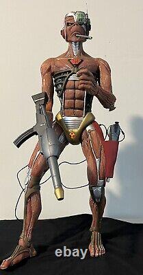 NECA Iron Maiden Somewhere In Time Cyborg Eddie 18 Figure In Good Shape
