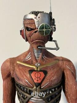 NECA Iron Maiden Somewhere In Time Cyborg Eddie 18 Figure In Good Shape