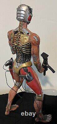 NECA Iron Maiden Somewhere In Time Cyborg Eddie 18 Figure In Good Shape